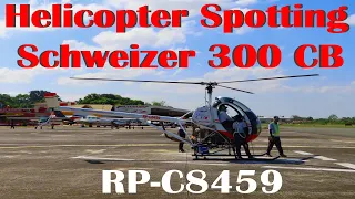 Helicopter RP-C8459 Schweizer 300 CB  Start up-Take off