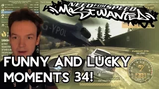 Funny And Lucky Moments - NFS Most Wanted - Ep.34