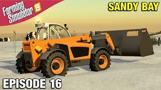 LIEBHERR CLEARING SNOW Farming Simulator 19 Timelapse - Sandy Bay Seasons FS19 Ep 16