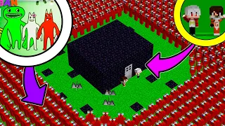 GARTEN OF BANBAN 2 VS CASA DE OBSIDIANA 😱 | 1 MILLON VS RETO DE La Casa Mas Segura de Minecraft