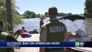 Alcohol temporarily banned along the American River Parkway​ for holiday weekend