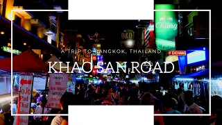 A Trip to Thailand - Day 1 of Khao San Road Bangkok EATING STREET FOOD