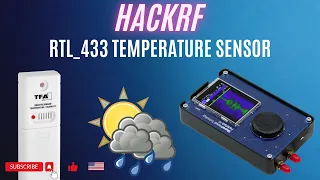 HackRF : Decode Temperature data from 433.92Mhz Weather Station Sensor with rtl_433