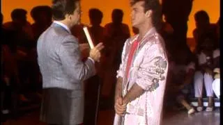 Dick Clark Interviews Sam Harris- American Bandstand 1984