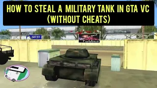 How to Steal a Military Tank in GTA Vice city? Attacking GTA Vice city Military Base!