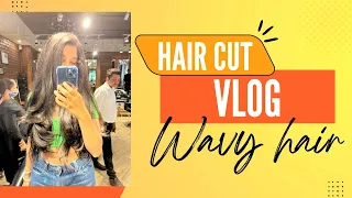 Hair cut vlog for wavy hair