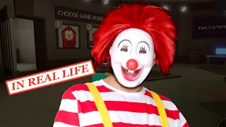 Escape Roblox Ronald in Real Life at My PB and J House! Villain Level 4