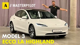 Tesla MODEL 3 2024 | Più SILENZIO e AUTONOMIA. Da 42.490 euro