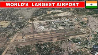 World's largest airport in India | IGI Airport expansion | Papa Construction