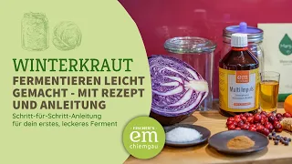 Leckeres Winterkraut - einfaches Fermentieren mit Effektiven Mikroorganismen | Anleitung & Rezept