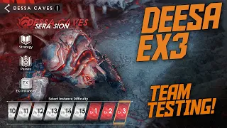 Deesa Caves EX3 testing! (Full Auto) || Eternal Evolution