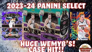 Huge WEMBY's - Case Hit!! 🔥👑 2023-24 Panini Select Basketball Blaster 🏀 - 6 box review