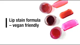 Lip stain formula - vegan friendly