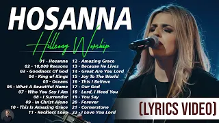 Hosanna ~ Hillsong Worship Christian Worship Songs 2024 ✝️ Best Praise And Worship Lyrics #64