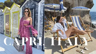 CAPRI VLOG | Italy trip | Where to eat, Dior Pop-up, Boat day - Riva Aquarama Special