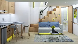 TINY APARTMENT 17sqm ( 183sqft MICRO APARTMENT TOUR ) | SPACE SAVING IDEAS | NOTHING TOO SMALL