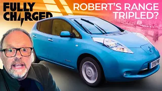 Return of the LEAF: Robert drives his range extended EV home from Holland