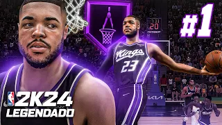 CRIAÇÃO DO NOVO REI DA NBA - MODO CARREIRA JOGADOR - NBA 2K24 Legendado #1