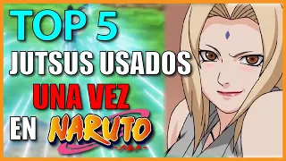 Top 5: Jutsus que Solo se Usaron UNA VEZ en Naruto