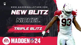 New NICKEL TRIPLE BLITZ!! FASTEST BLITZ in  Madden 24