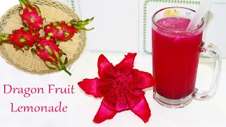 How To Make Dragon Fruit Lemonade | So Refreshing