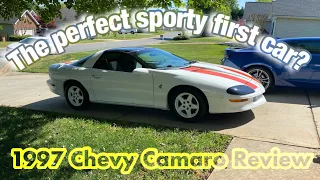 Review of my 1997 Chevrolet Camaro (L36 V6) (4th Gen Camaro)