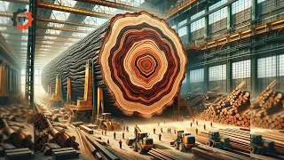 Rare plants are more valuable than gold! Large wood processing factory process #6