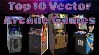 Top 10 Vector Arcade MAME Games  #Old arcade games #classic games #1980 games