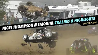 Autograss Crashes/Highlights, Scunthorpe (Blyton), Nigel Thompson Memorial, 31/3/24