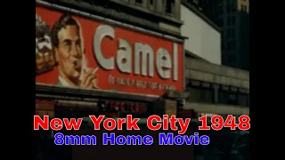 1948 NEW YORK CITY   TIMES SQUARE   PENNSYLVANIA STATION  NEW BRUNSWICK, NJ  HOME MOVIES  XD14510