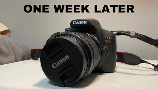 Canon EOS Rebel T7/2000D | One Week Later