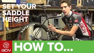 How To Set Your Road Bike's Saddle Height - Tips For Getting Your Saddle Position Right