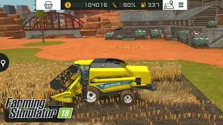 Fs18 farming simulator 18 - eskisini satıp yeni biçer döver almak /  get a new harvesting machine