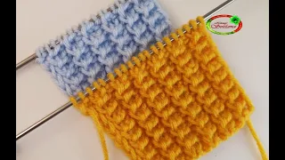 №54 Американская резинка спицами. Эффектно, выразительно.  elastic band with knitting needles