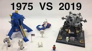 LEGO Lunar Lander Sets COMPARISON! - 1975 VS 2019