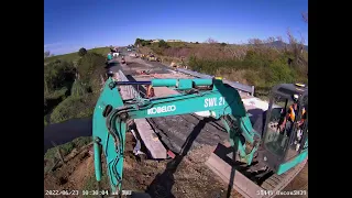 SH39 Mangaotama Stream Bridge time lapse