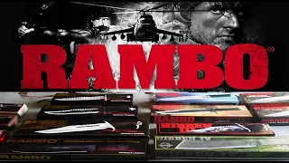 302-RAMBO: FULL COLLECTION HCG/UNITED CUTLERY/MASTER CUTLERY + COLLECTABLES/HOODIE/SHIRT REVIEW 21'.