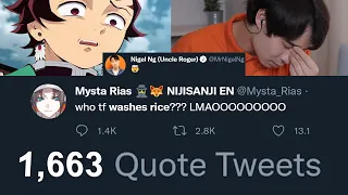 Mysta TORTURES ASIANS with his Tweets ft. Uncle Roger (The Rice Incident)