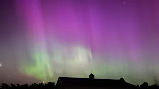 Northern lights take over skies in central Ohio