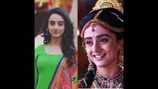 Radha krishna serial all characters reel 🆚️ real cute status #trending #starplus