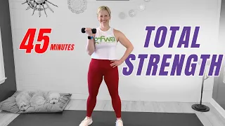 Total Strength - Full Body Workout with Dumbbells - 6 Focused Sets!