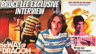 EXCLUSIVE BRUCE LEE INTERVIEW with John Derbyshire in Bruce Lee's Way of the Dragon!