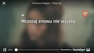 ising Roksana Węgiel - obiecuję