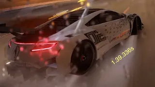 Asphalt 9 - Acura NSX GT3 EVO riot - Auckland (Reverse Circuit) - 1.39.336 (one epic to gold)