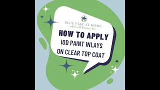 How to Apply IOD Paint Inlays in Clear Coat