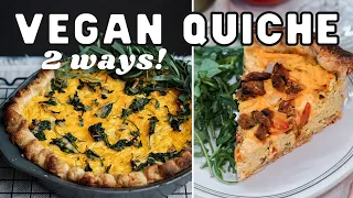 Easy Quiche Recipes | Vegan Coronation Quiche + Quiche Lorraine Recipe!