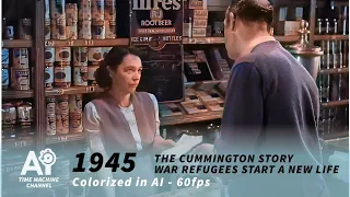 [ #history AI Colorized | 60fps HD ]  The Cummington Story ( 1945 ) | U.S. Office of War Information