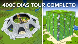 4000 Días de Progreso en Este Mundo de Minecraft Survival…