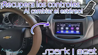 COMO CONECTAR/RECUPERAR LOS CONTROLES DEL VOLANTE AL CAMBIAR EL ESTÉREO DEL SPARK/BEAT | Agus Vargas