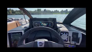 How to setup Malibu boat wake surf and instruction of touch screen display 2020-2022 cruise control